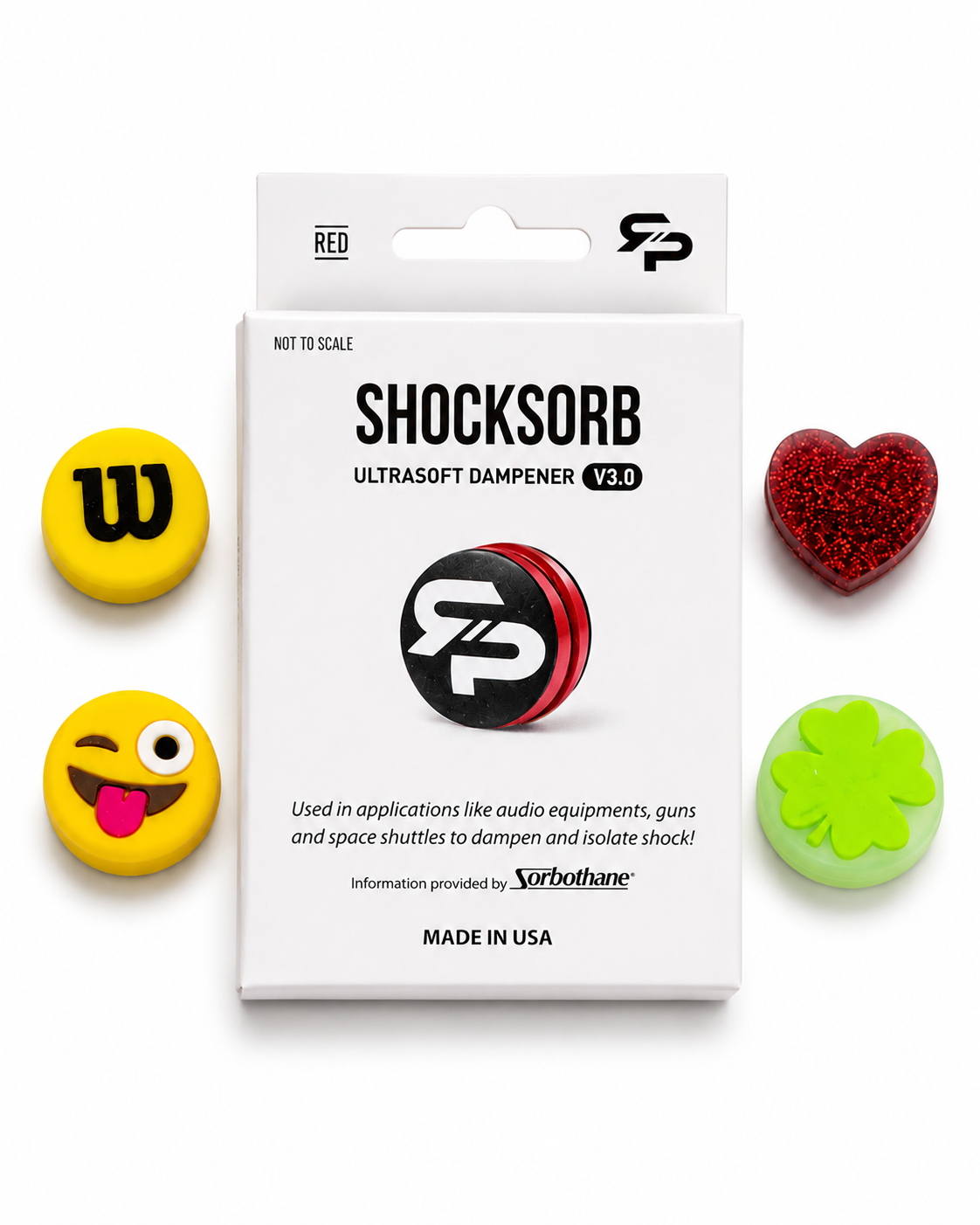 ShockSorb tennis dampeners at X-isle Sports